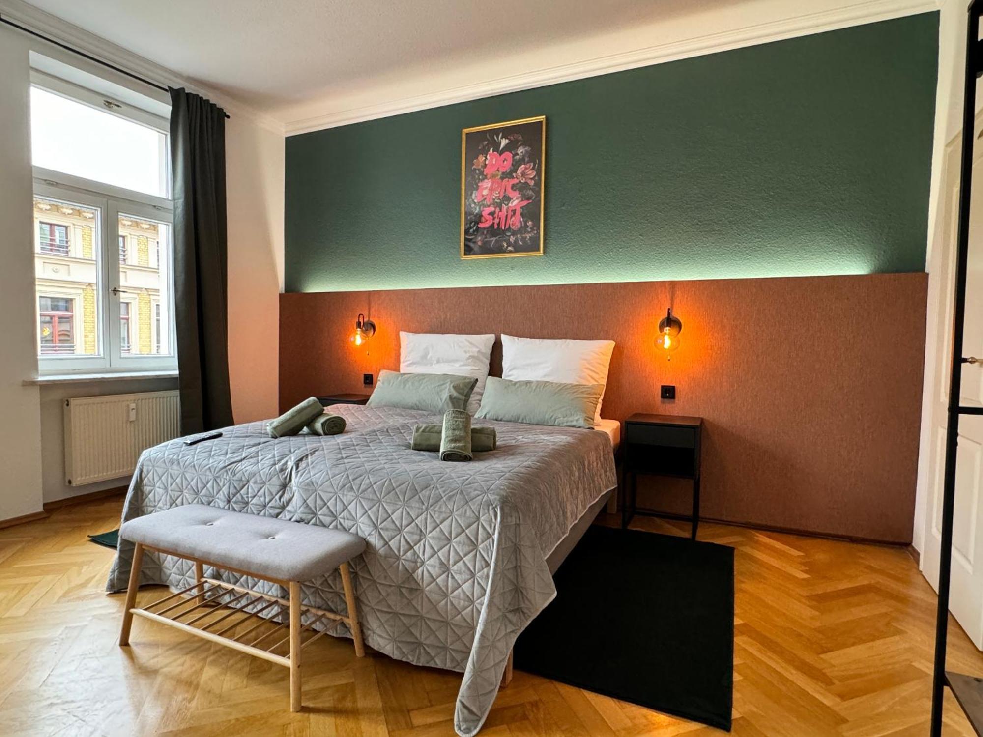 Rebelrents #4 Design Trifft Komfort - Einzigartiges Ferienapartment In Der Nahe Des Hauptbahnhofs Halle  Exteriör bild